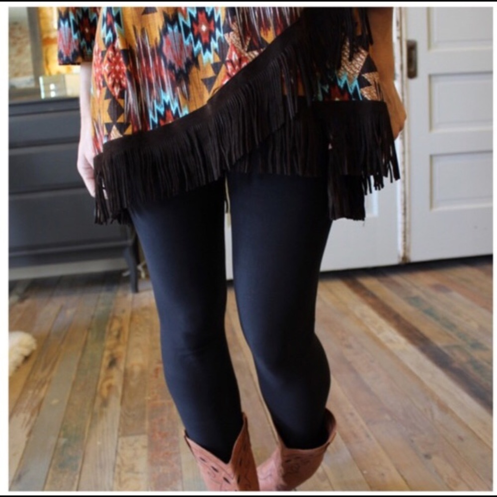 ‼️PLUS SIZE‼️ Black Brushed Leggings